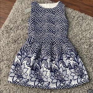 A1 Navy & White Women's Dress